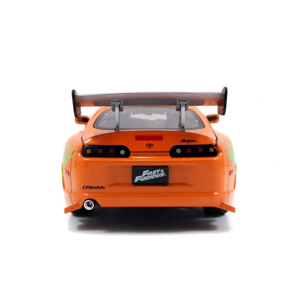 The Fast and Furious Diecast Model Hollywood Rides 1/24 1995 Toyota Supra with Brian O'Connor Figur product photo