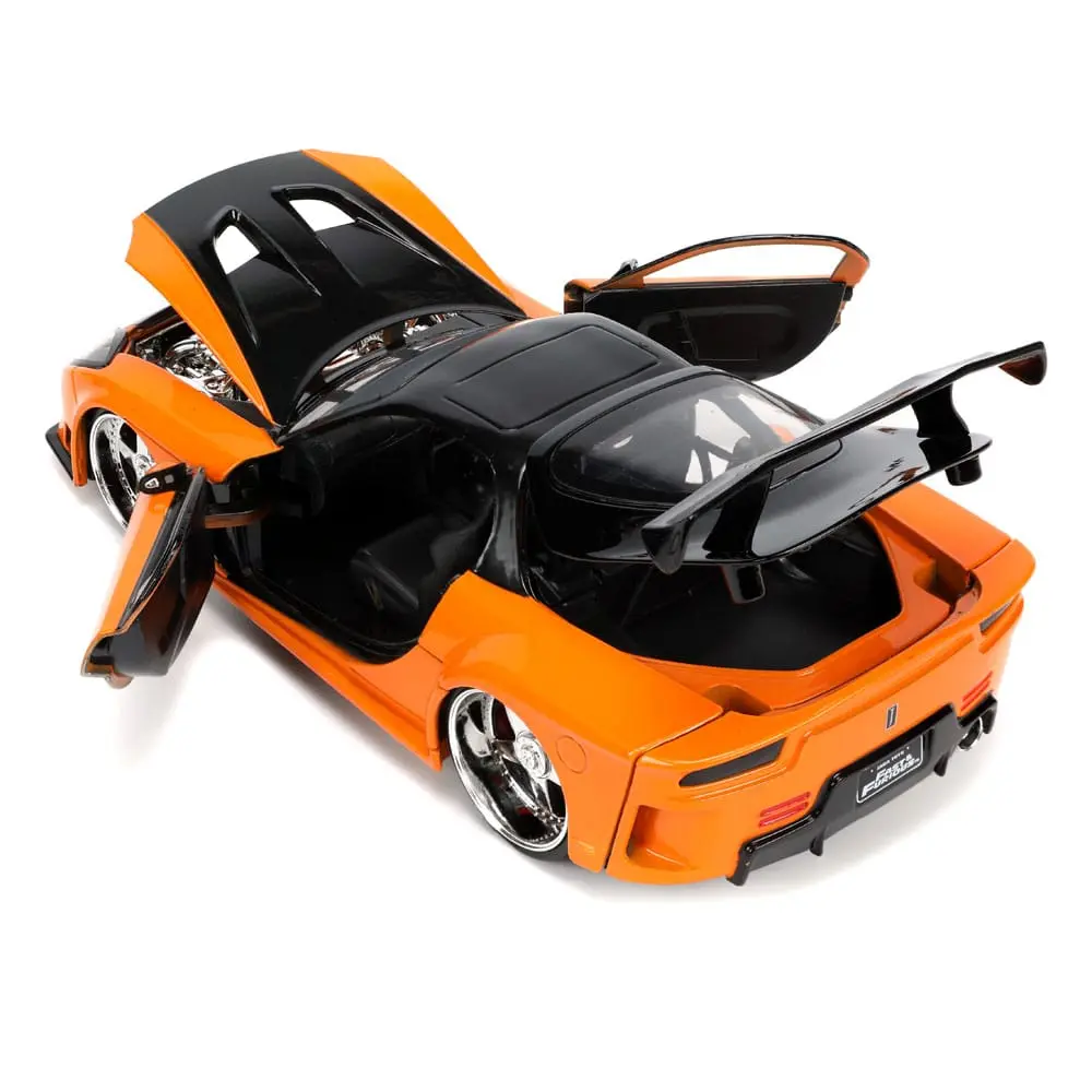The Fast and Furious Diecast Model Hollywood Rides 1/24 1997 Mazda RX7 with Han Figur product photo