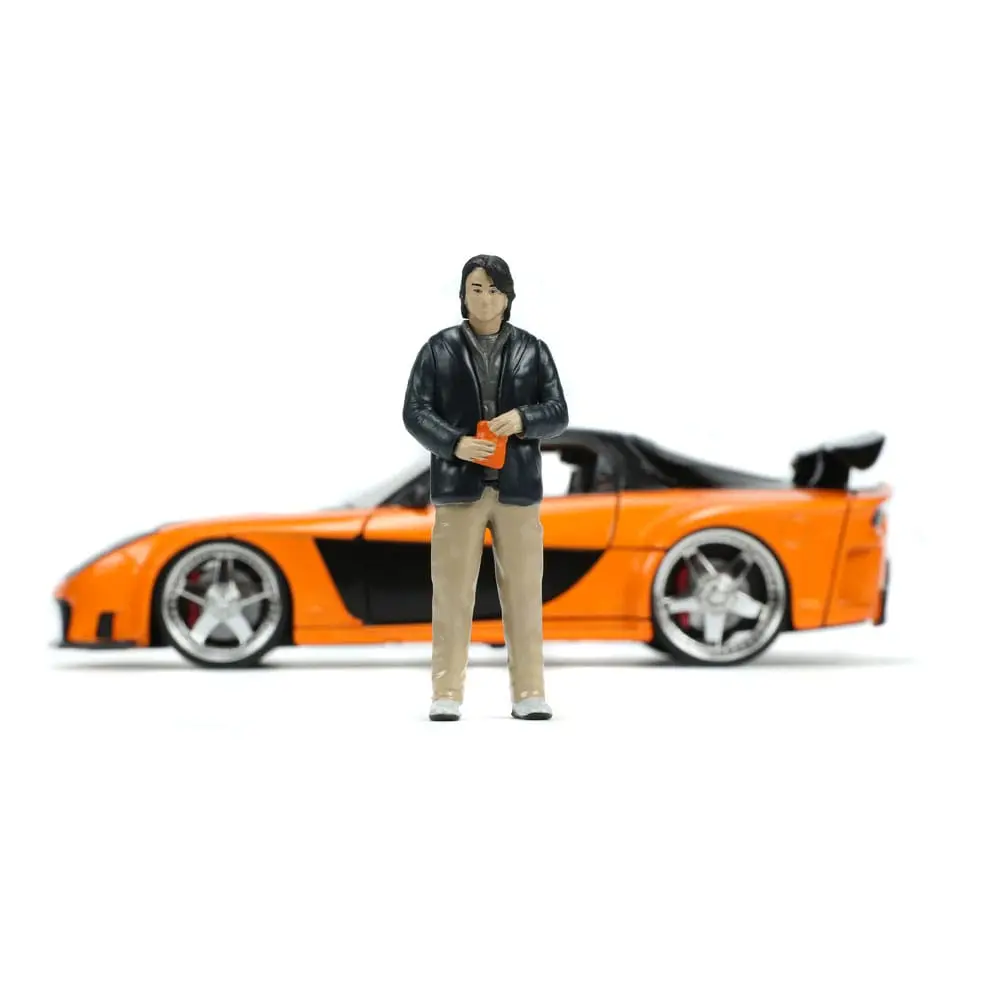 The Fast and Furious Diecast Model Hollywood Rides 1/24 1997 Mazda RX7 with Han Figur product photo