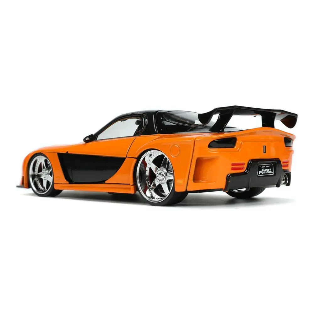 The Fast and Furious Diecast Model Hollywood Rides 1/24 1997 Mazda RX7 with Han Figur product photo