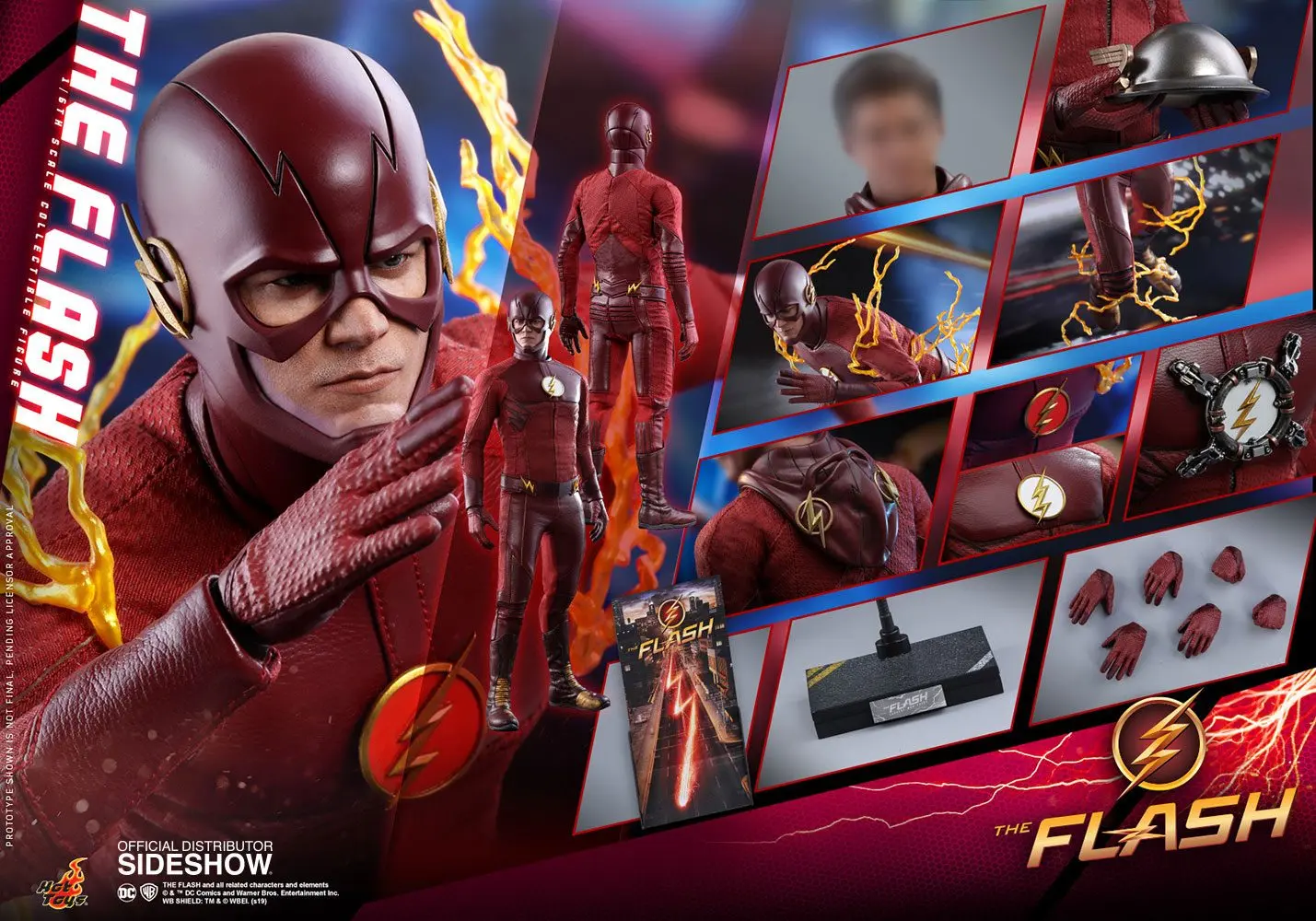 The Flash Action Figure 1/6 The Flash 31 cm product photo