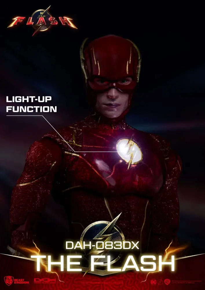 The Flash Dynamic 8ction Heroes Action Figure 1/9 The Flash Deluxe Version 24 cm product photo
