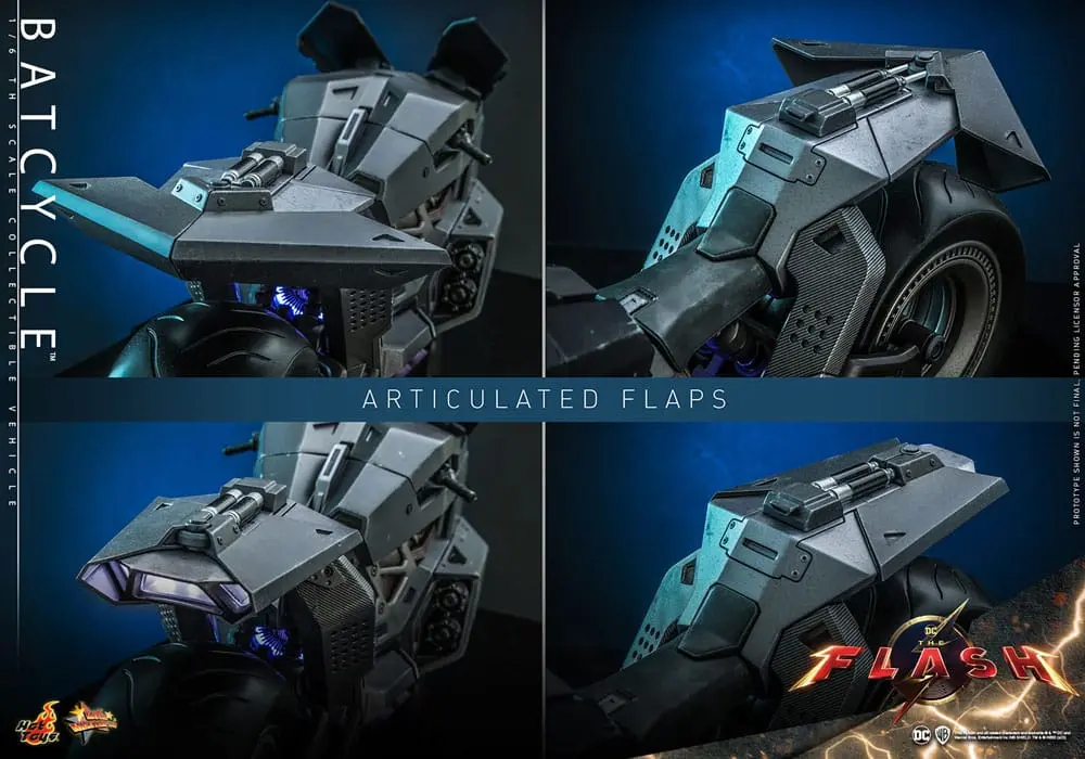 The Flash Movie Masterpiece Vehicle 1/6 Batcycle 56 cm termékfotó