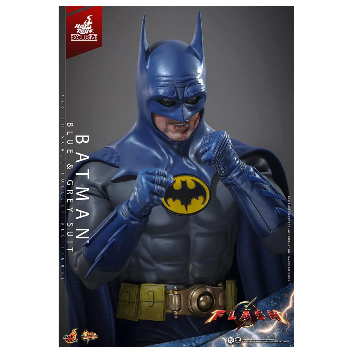 The Flash Movie Masterpiece Action Figure 1/6 Batman (Blue & Grey Suit) Limited Edition 30 cm product photo