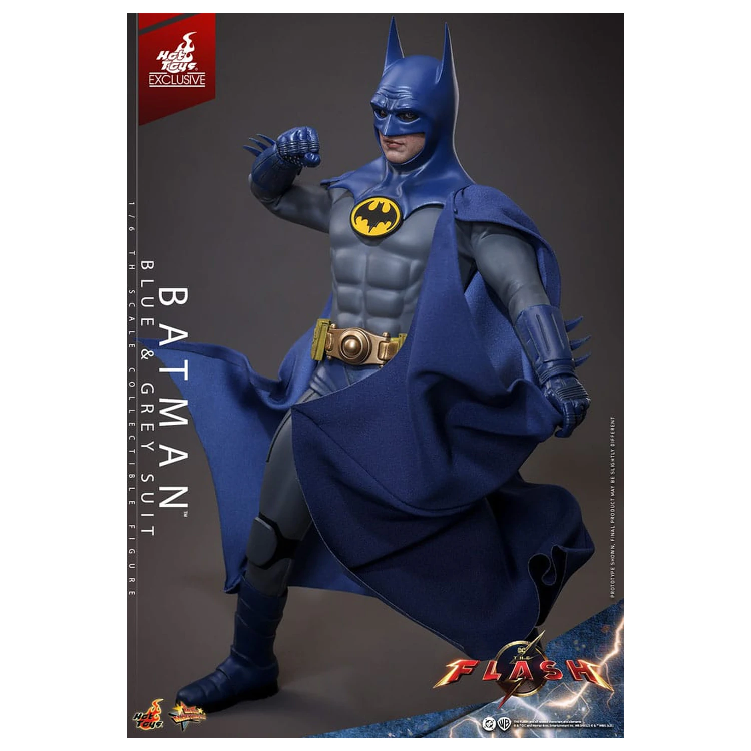 The Flash Movie Masterpiece Action Figure 1/6 Batman (Blue & Grey Suit) Limited Edition 30 cm product photo