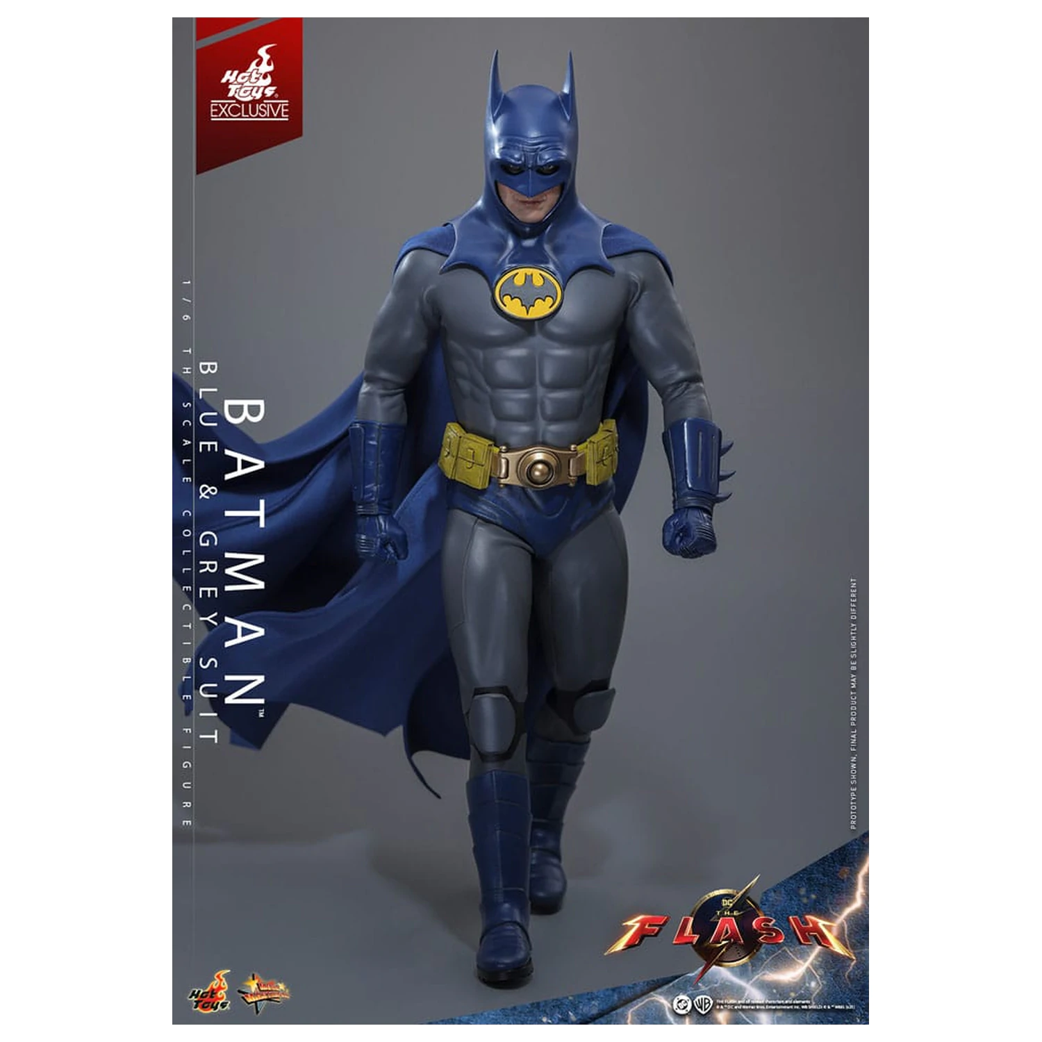 The Flash Movie Masterpiece Action Figure 1/6 Batman (Blue & Grey Suit) Limited Edition 30 cm product photo