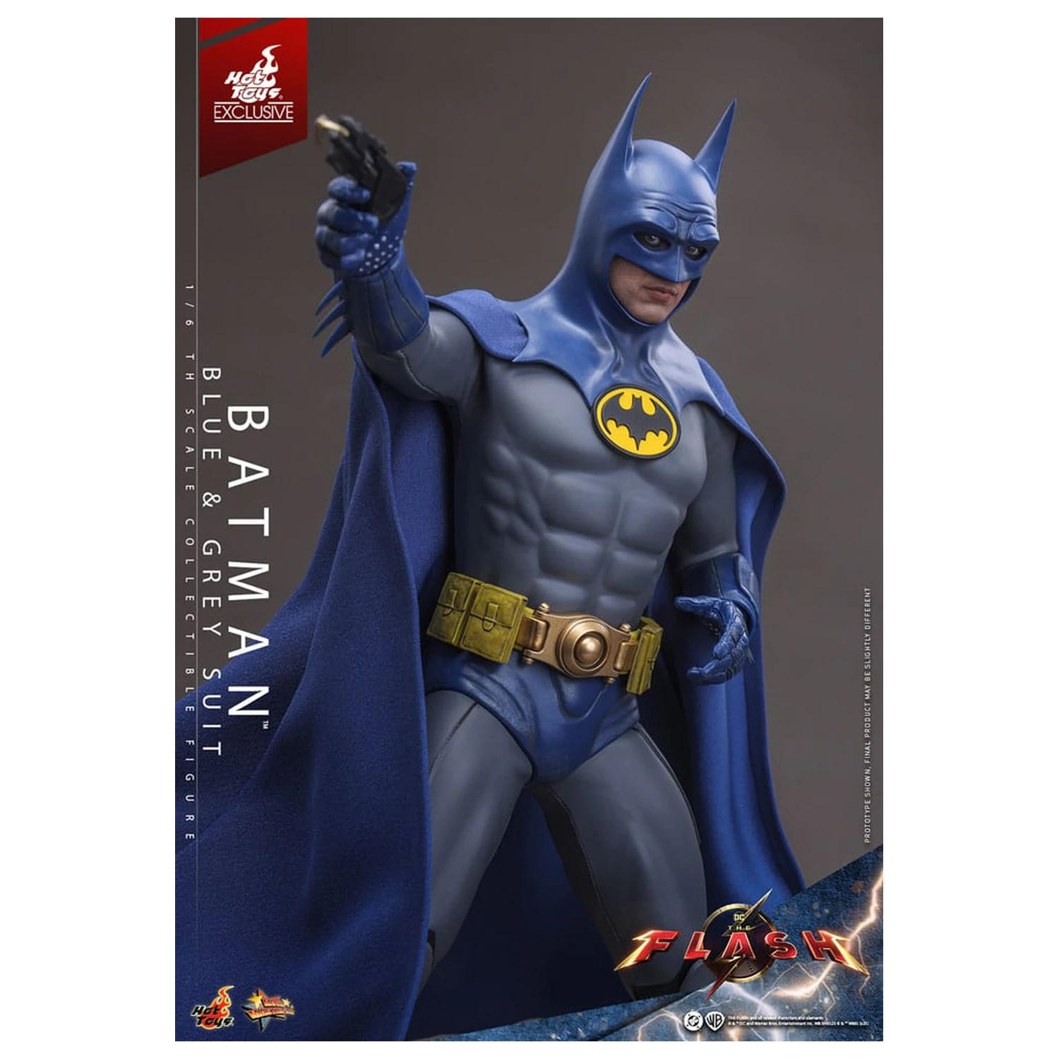 The Flash Movie Masterpiece Action Figure 1/6 Batman (Blue & Grey Suit) Limited Edition 30 cm product photo