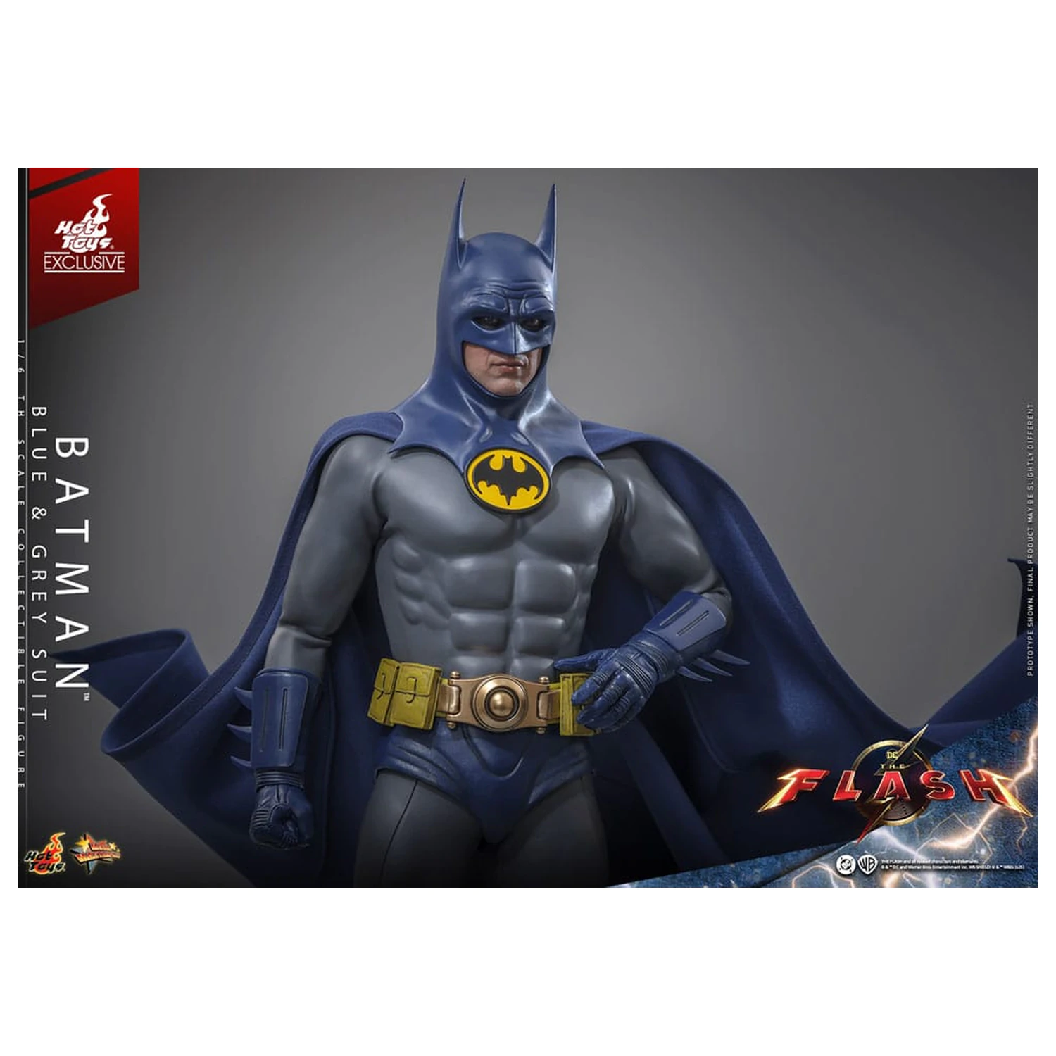The Flash Movie Masterpiece Action Figure 1/6 Batman (Blue & Grey Suit) Limited Edition 30 cm product photo
