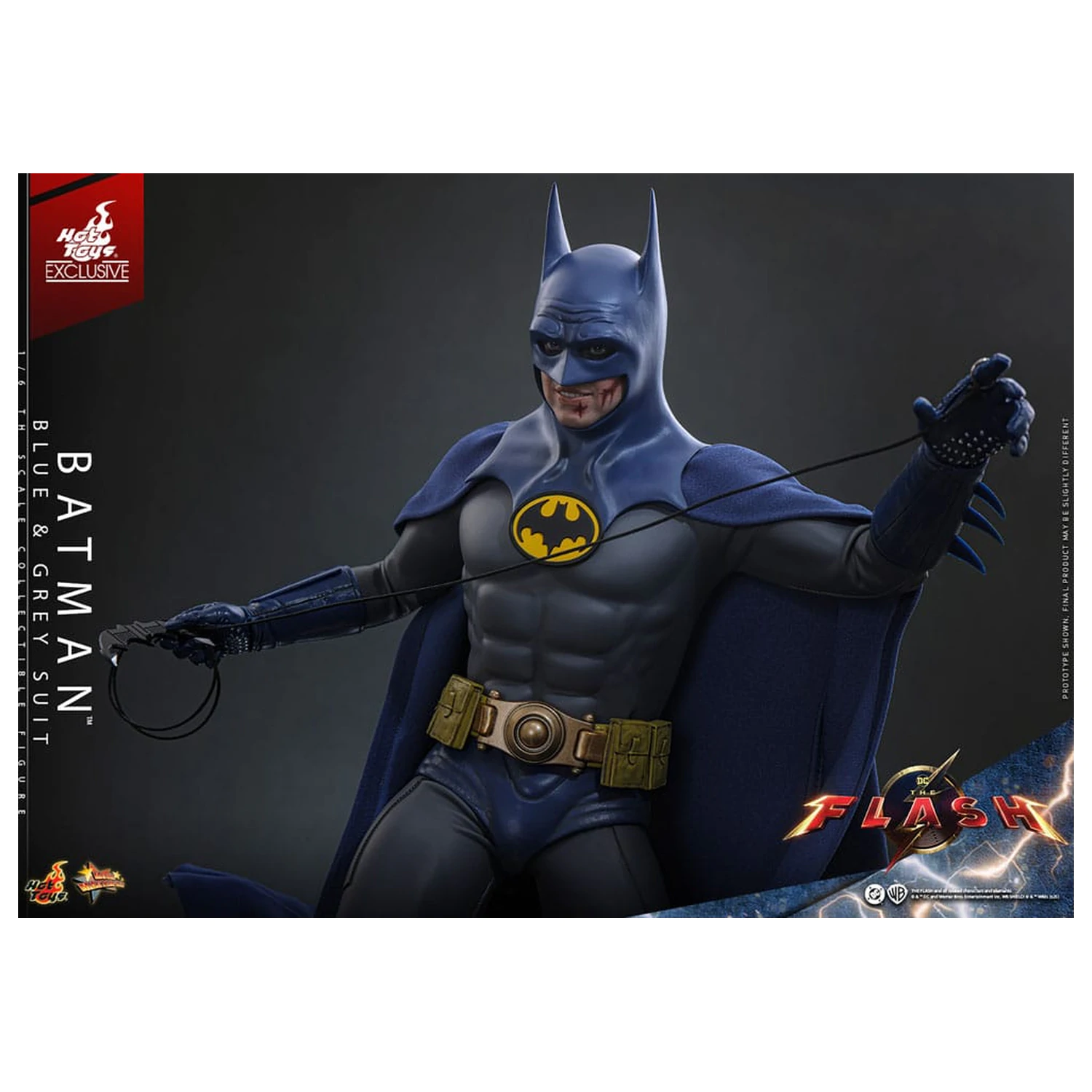 The Flash Movie Masterpiece Action Figure 1/6 Batman (Blue & Grey Suit) Limited Edition 30 cm product photo