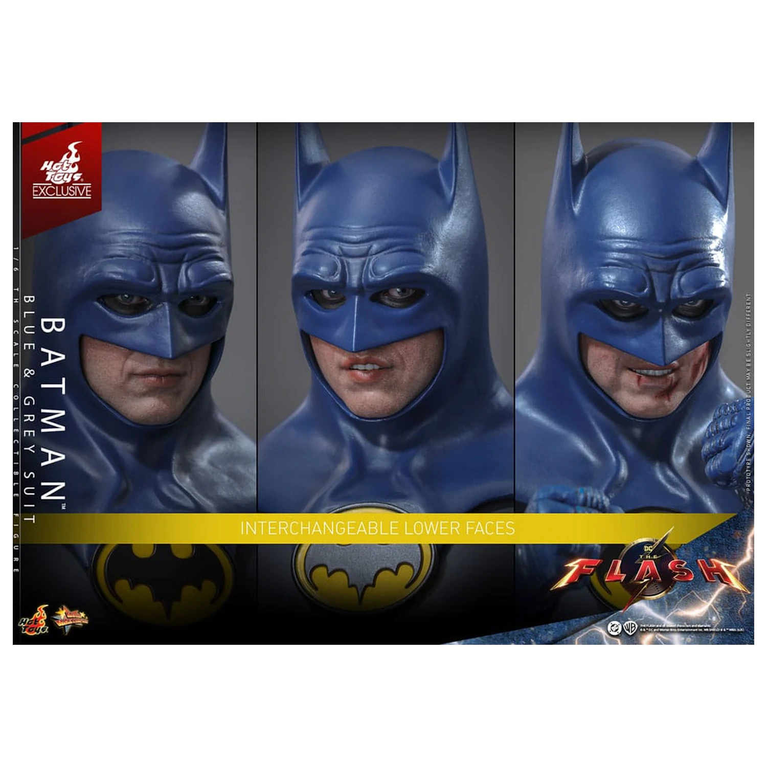 The Flash Movie Masterpiece Action Figure 1/6 Batman (Blue & Grey Suit) Limited Edition 30 cm product photo
