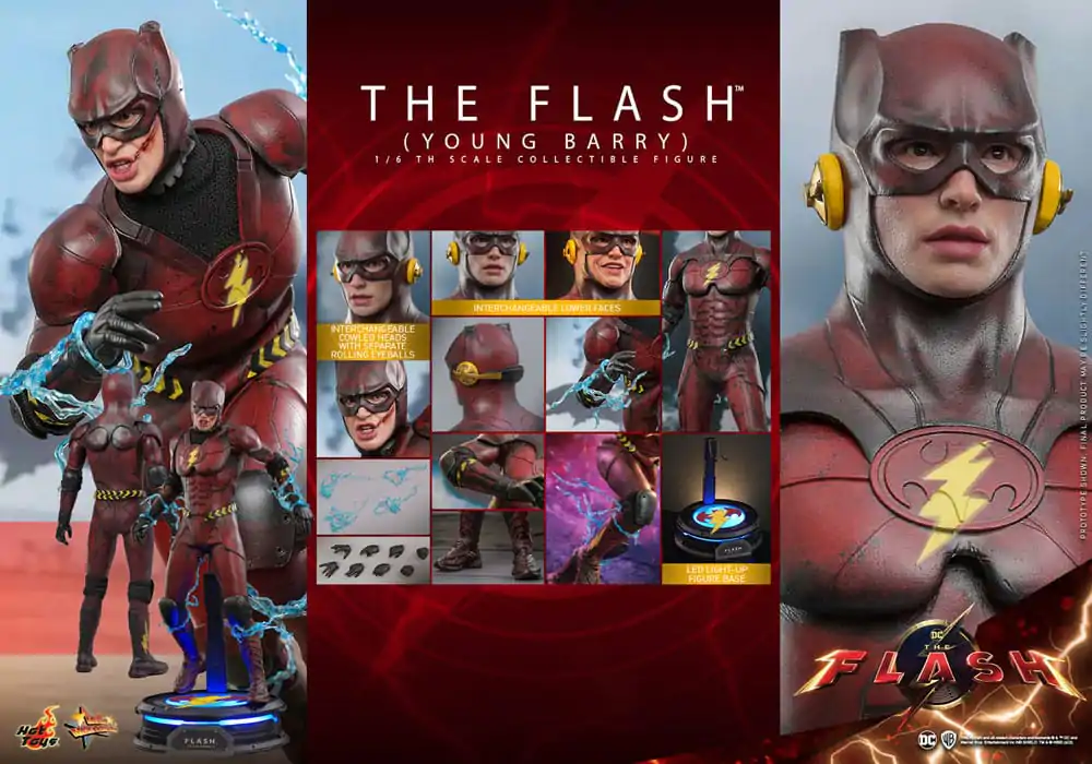 The Flash Movie Masterpiece Action Figure 1/6 The Flash (Young Barry) 30 cm product photo