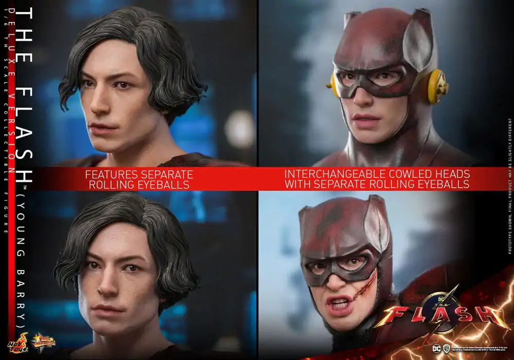 The Flash Movie Masterpiece Action Figure 1/6 The Flash (Young Barry) (Deluxe Version) 30 cm product photo