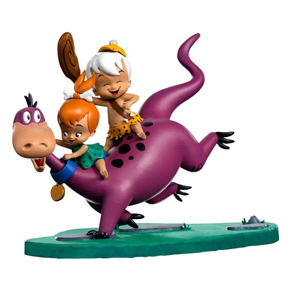 The Flintstones Art Scale Statue 1/10 Dino, Pebbles and Bamm-Bamm 13 cm product photo