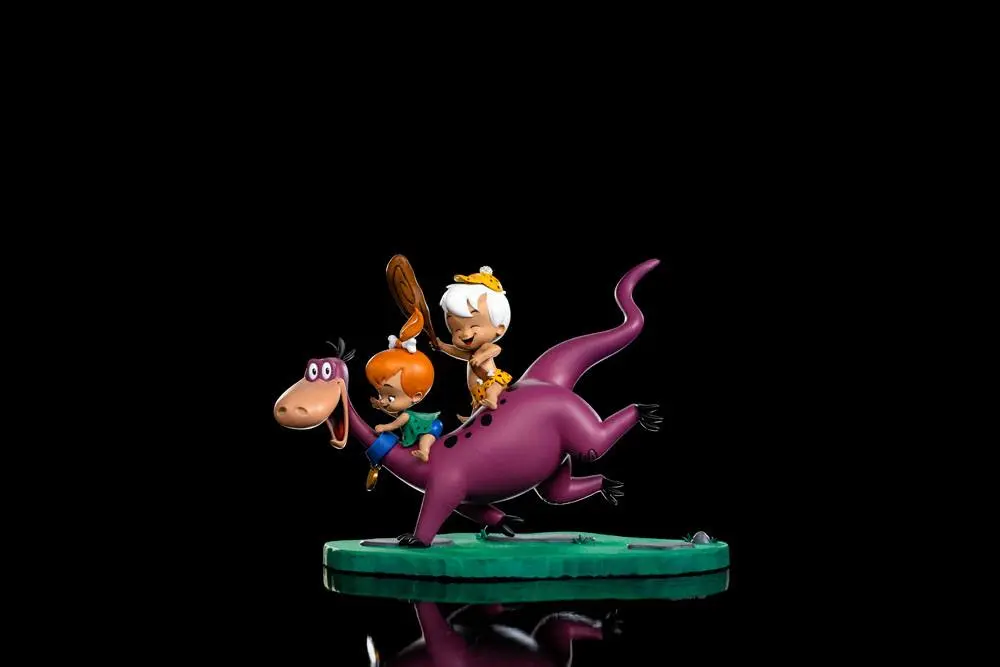 The Flintstones Art Scale Statue 1/10 Dino, Pebbles and Bamm-Bamm 13 cm product photo