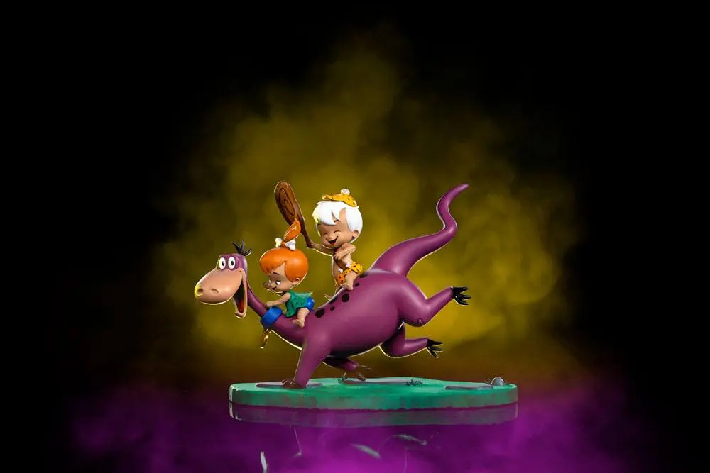 The Flintstones Art Scale Statue 1/10 Dino, Pebbles and Bamm-Bamm 13 cm product photo