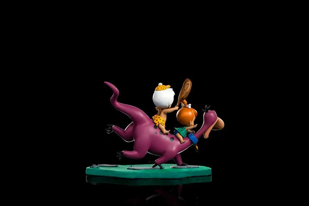 The Flintstones Art Scale Statue 1/10 Dino, Pebbles and Bamm-Bamm 13 cm product photo