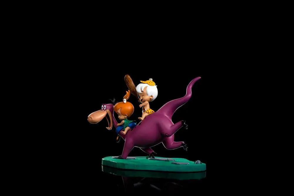 The Flintstones Art Scale Statue 1/10 Dino, Pebbles and Bamm-Bamm 13 cm product photo