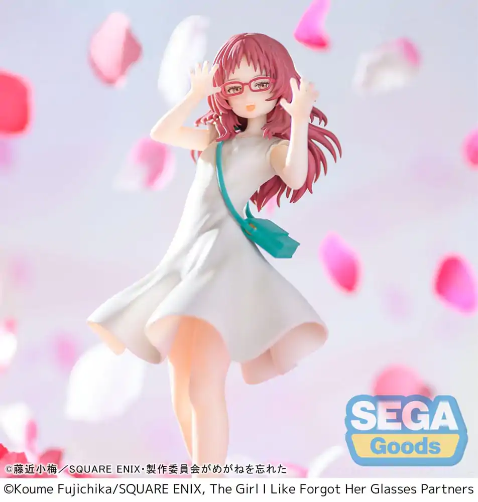 The Girl I Like Forgot Her Glasses Luminasta PVC Statue Ai Mie Plain Clothes Ver. 18 cm product photo