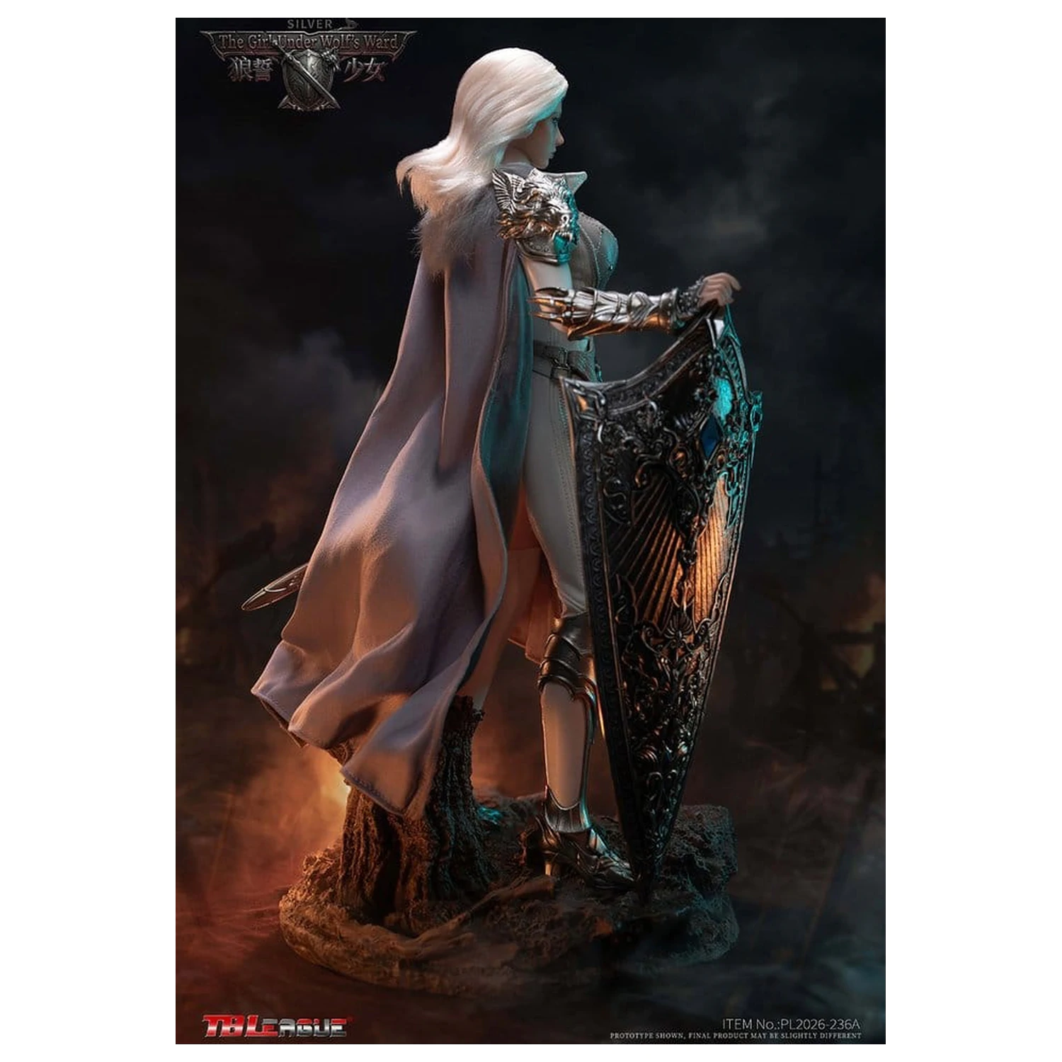The Girl Under Wolf's Ward Action Figure 1/6 Alina (Silver) 30 cm product photo