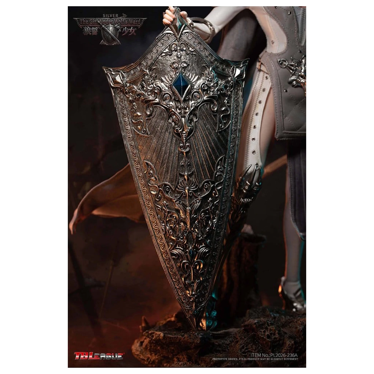 The Girl Under Wolf's Ward Action Figure 1/6 Alina (Silver) 30 cm product photo