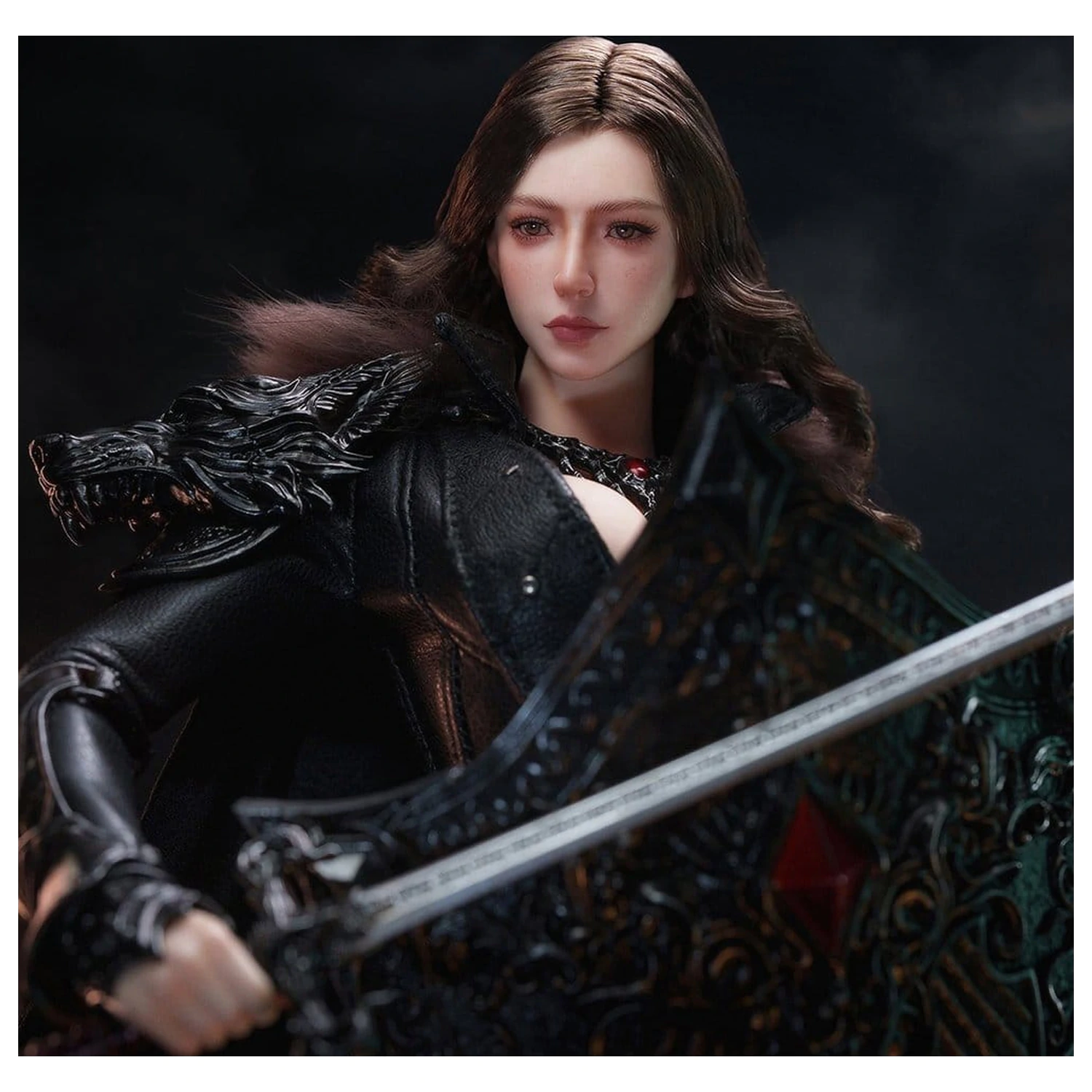 The Girl Under Wolf's Ward Action Figure 1/6 Eleanor (Black) 30 cm product photo