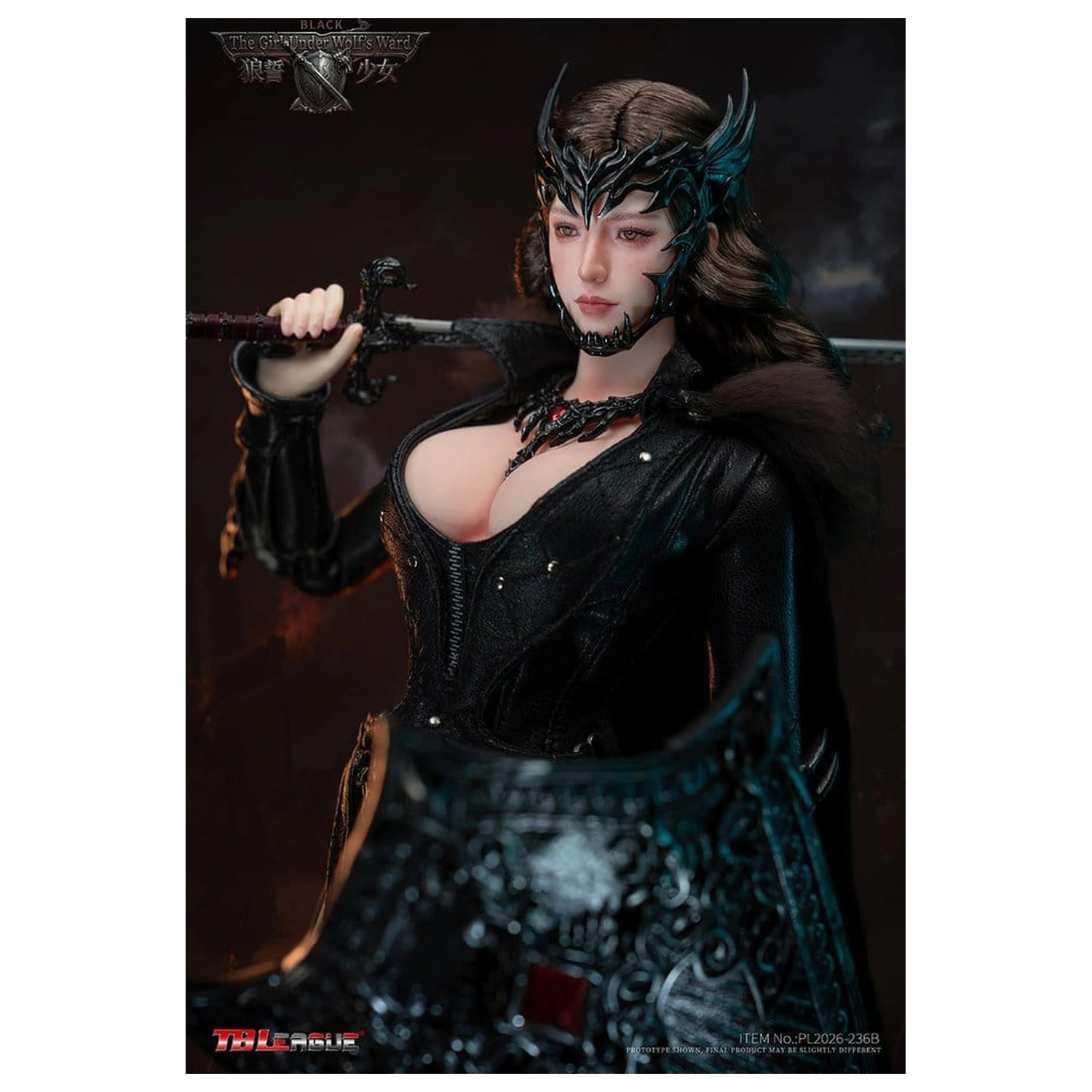 The Girl Under Wolf's Ward Action Figure 1/6 Eleanor (Black) 30 cm product photo