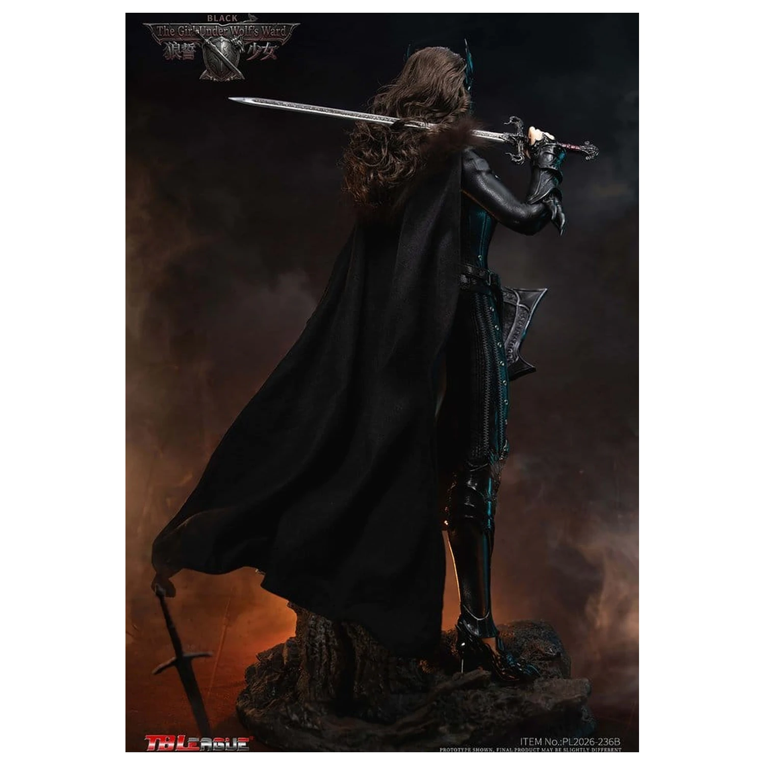 The Girl Under Wolf's Ward Action Figure 1/6 Eleanor (Black) 30 cm product photo
