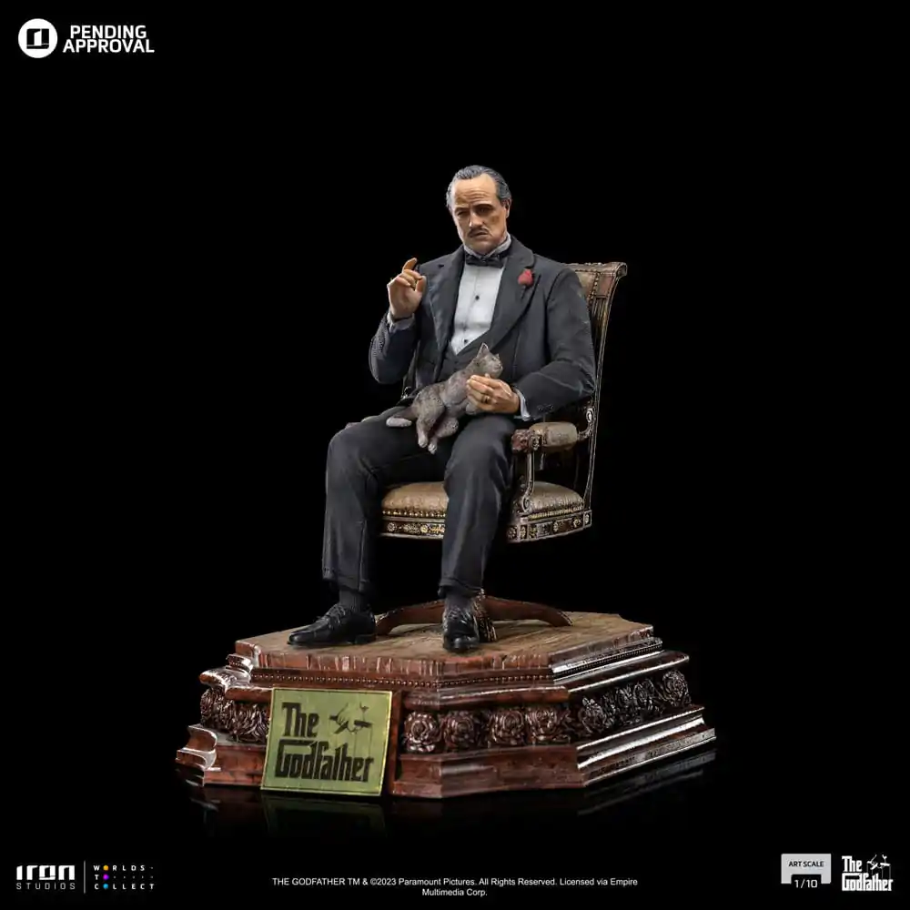 The Godfather Scale Statue 1/10 Don Vito Corelione 19 cm termékfotó