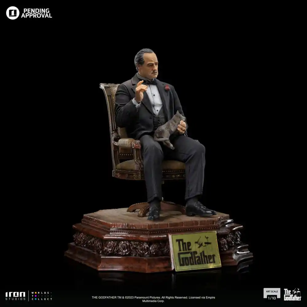 The Godfather Scale Statue 1/10 Don Vito Corelione 19 cm termékfotó