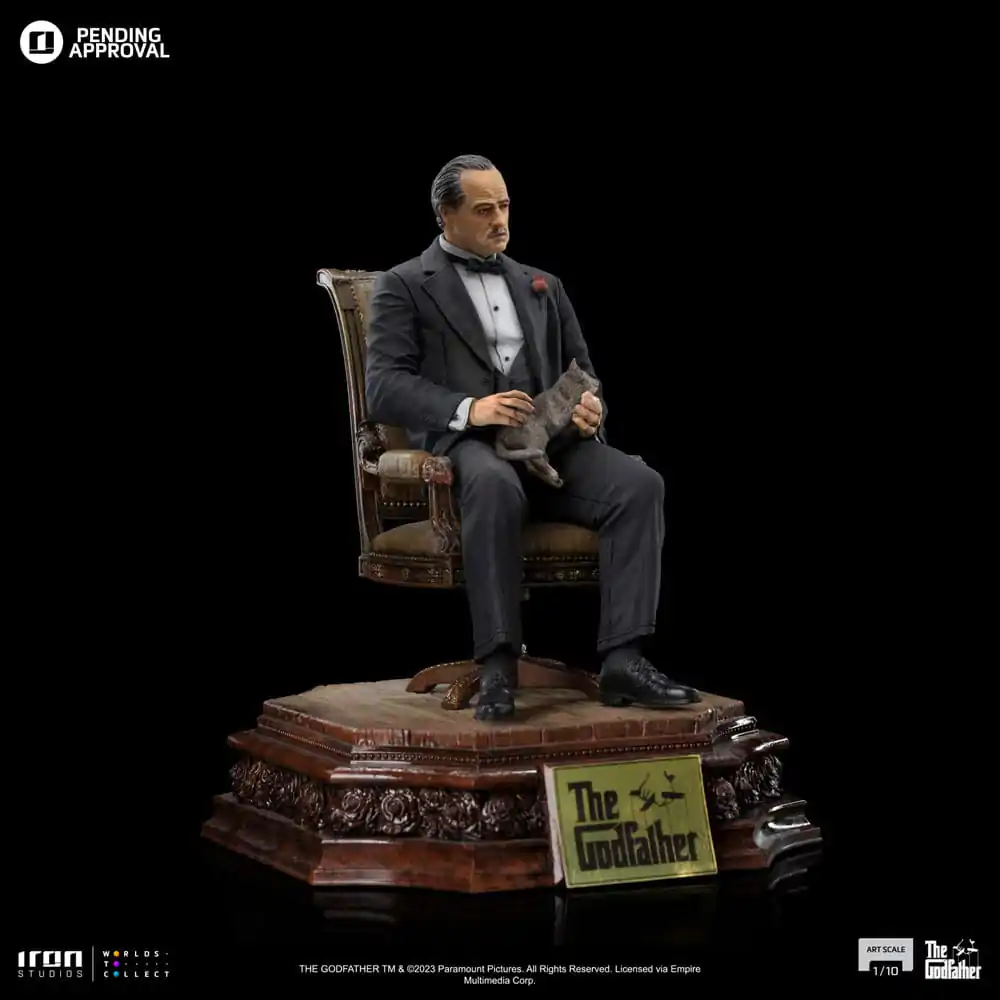 The Godfather Scale Statue 1/10 Don Vito Corelione 19 cm termékfotó