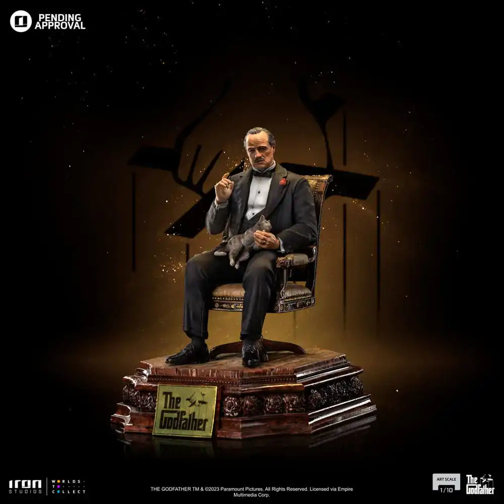 The Godfather Scale Statue 1/10 Don Vito Corelione 19 cm termékfotó