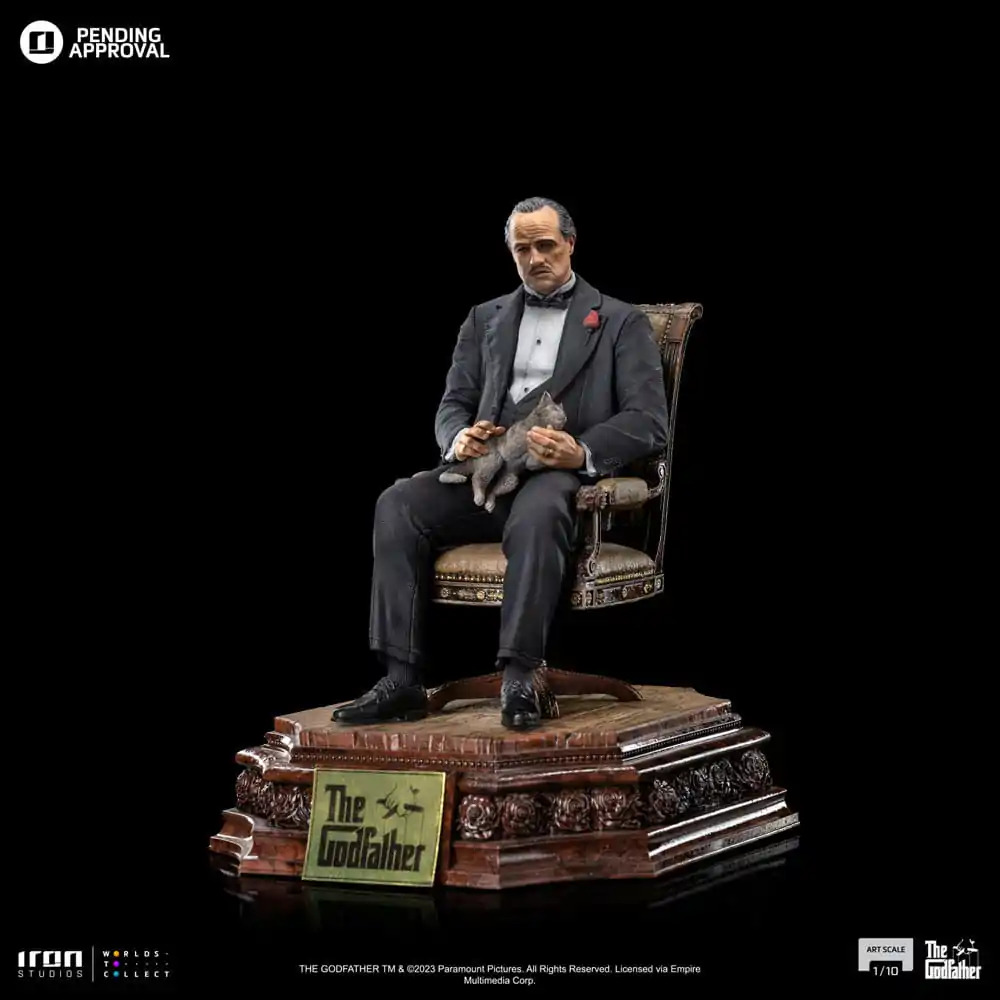 The Godfather Scale Statue 1/10 Don Vito Corelione 19 cm termékfotó