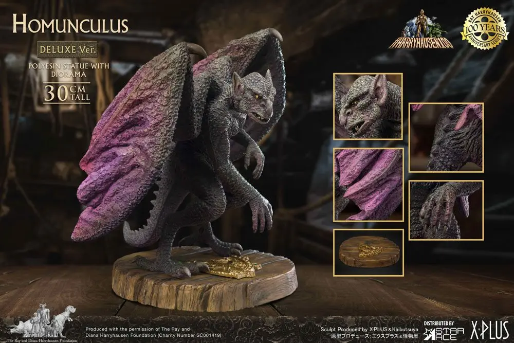 The Golden Voyage of Sinbad Soft Vinyl Statue Ray Harryhausens Homunculus Deluxe Version 30 cm product photo