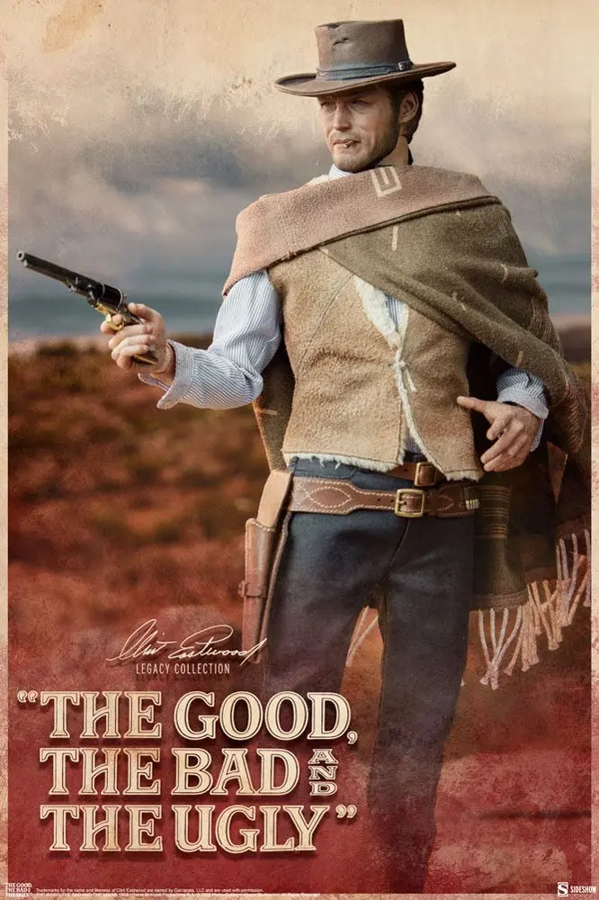 The Good, The Bad and the Ugly Clint Eastwood Legacy Collection Action Figure 1/6 The Man With No Name 30 cm termékfotó