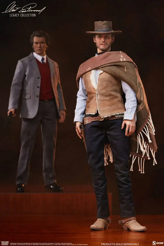 The Good, The Bad and the Ugly Clint Eastwood Legacy Collection Action Figure 1/6 The Man With No Name 30 cm termékfotó