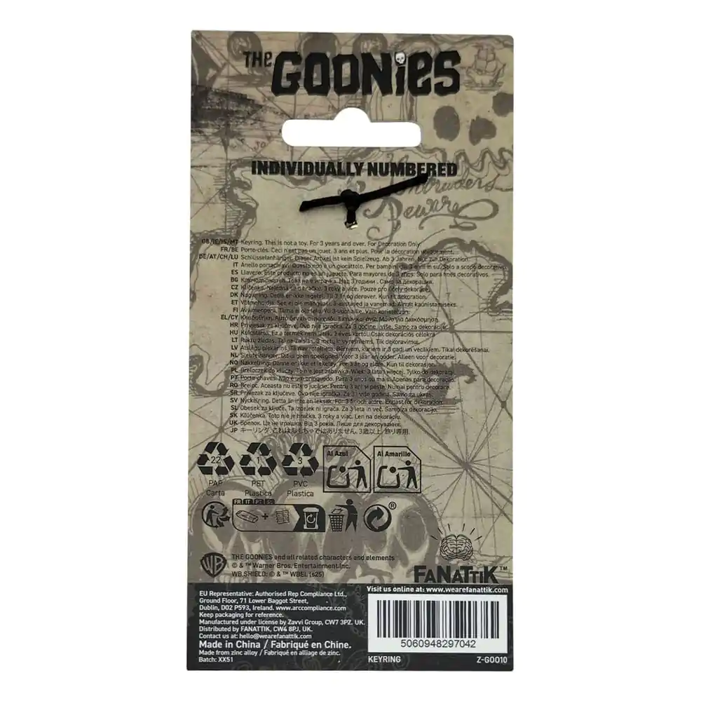 The Goonies Keychain 40th Anniversary Copper Bones Limited Edition product photo