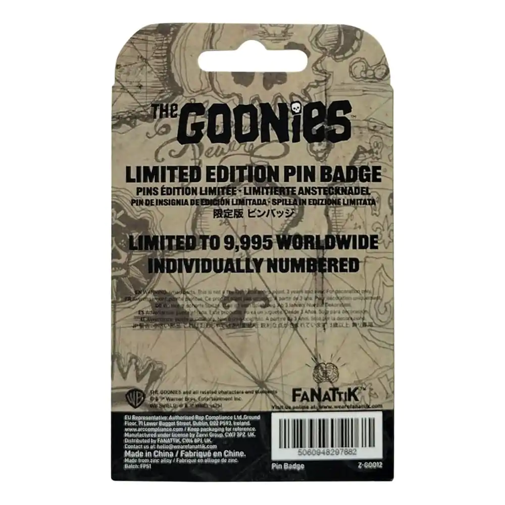The Goonies Pin Badge 40th Anniversary Never Say Die product photo