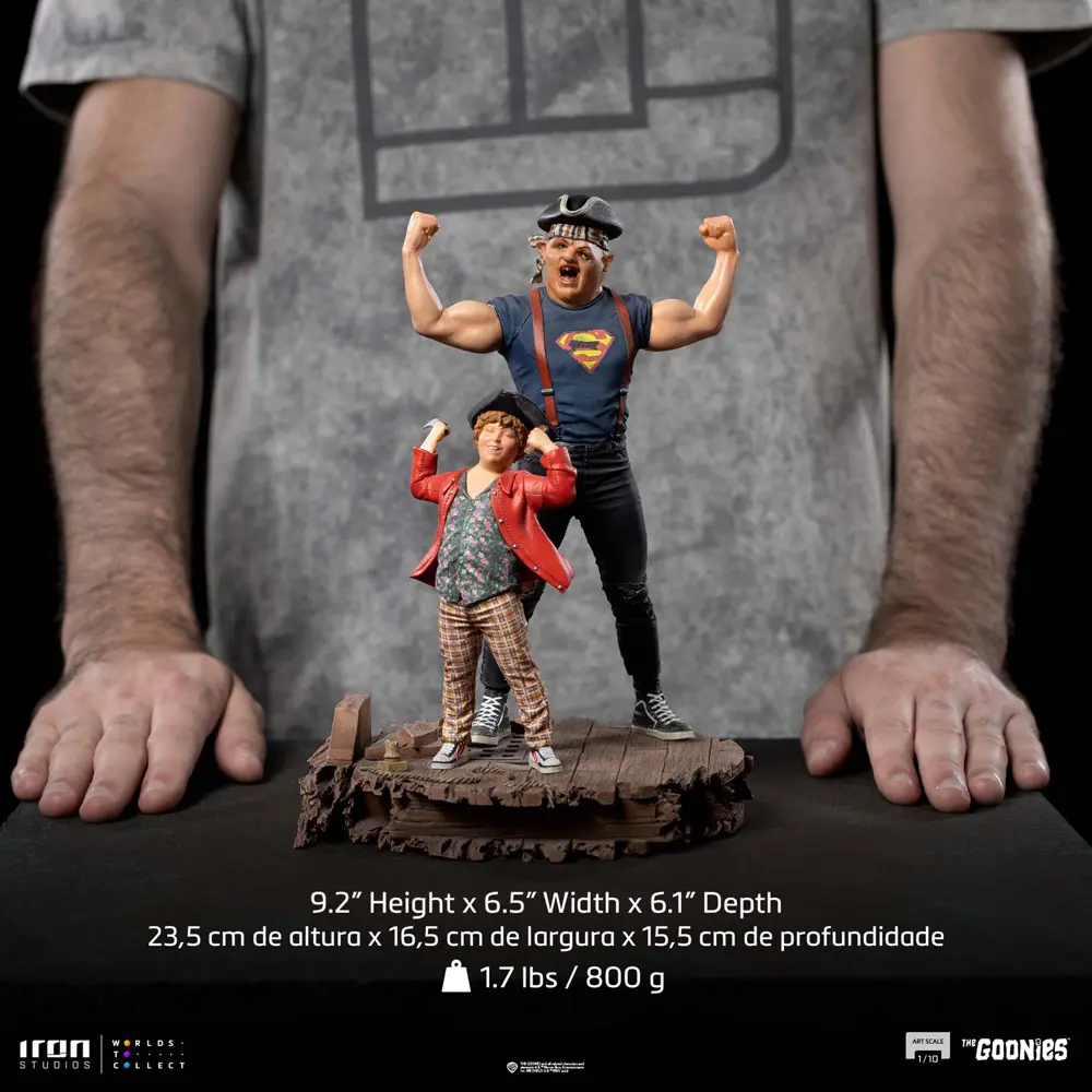 The Goonies Art Scale Statue 1/10 Sloth and Chunk 23 cm termékfotó