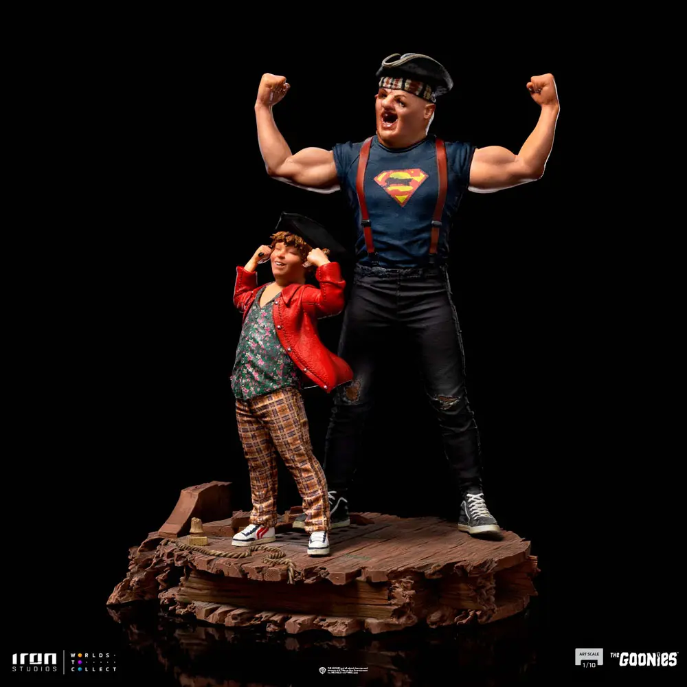 The Goonies Art Scale Statue 1/10 Sloth and Chunk 23 cm termékfotó