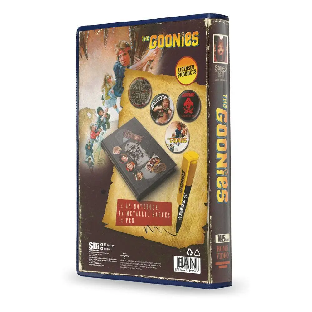 The Goonies 6-Piece Stationery Set VHS product photo