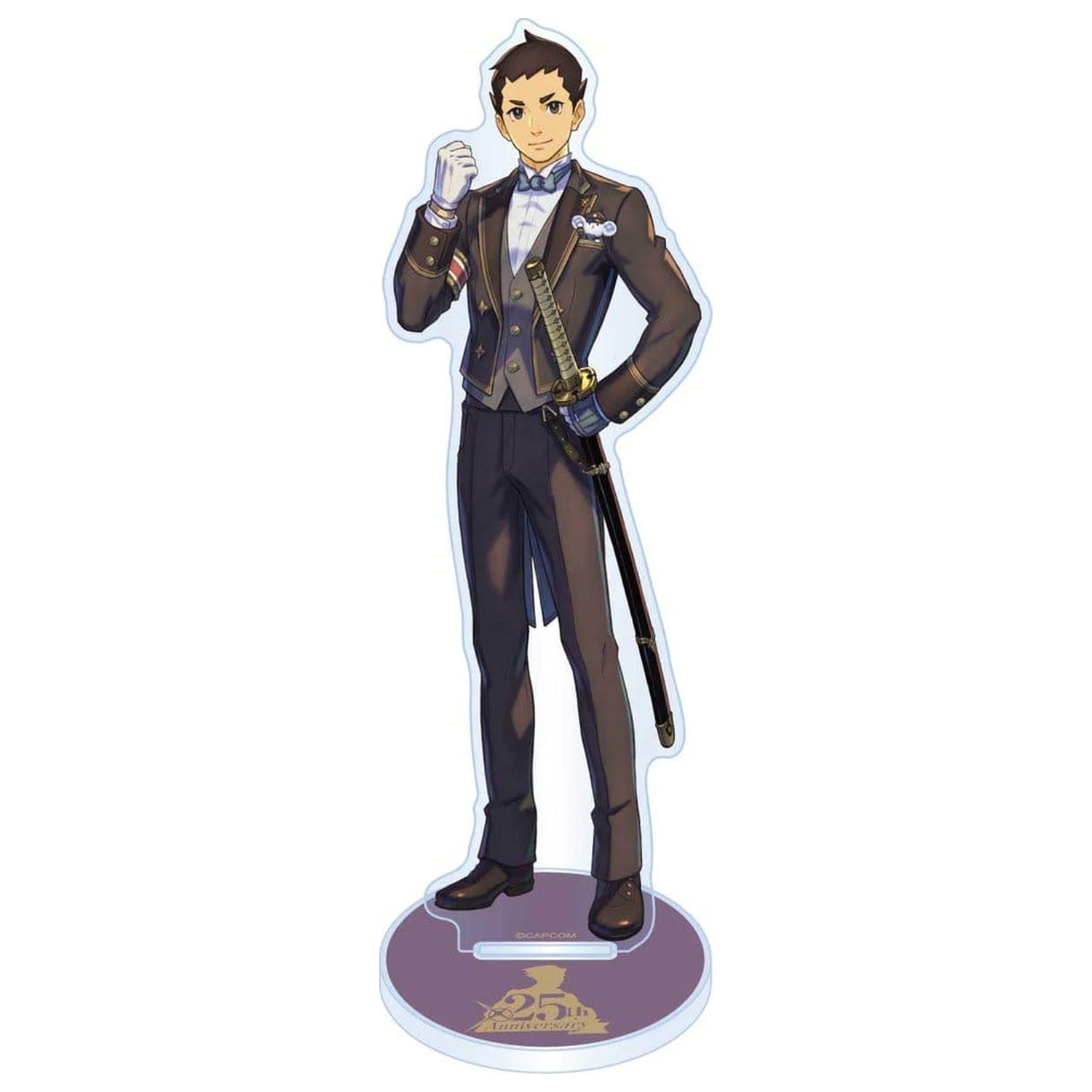 The Great Ace Attorney 25th Anniversary Acrylic Stand Ryunosuke Naruhodo Main Visual 15 cm product photo