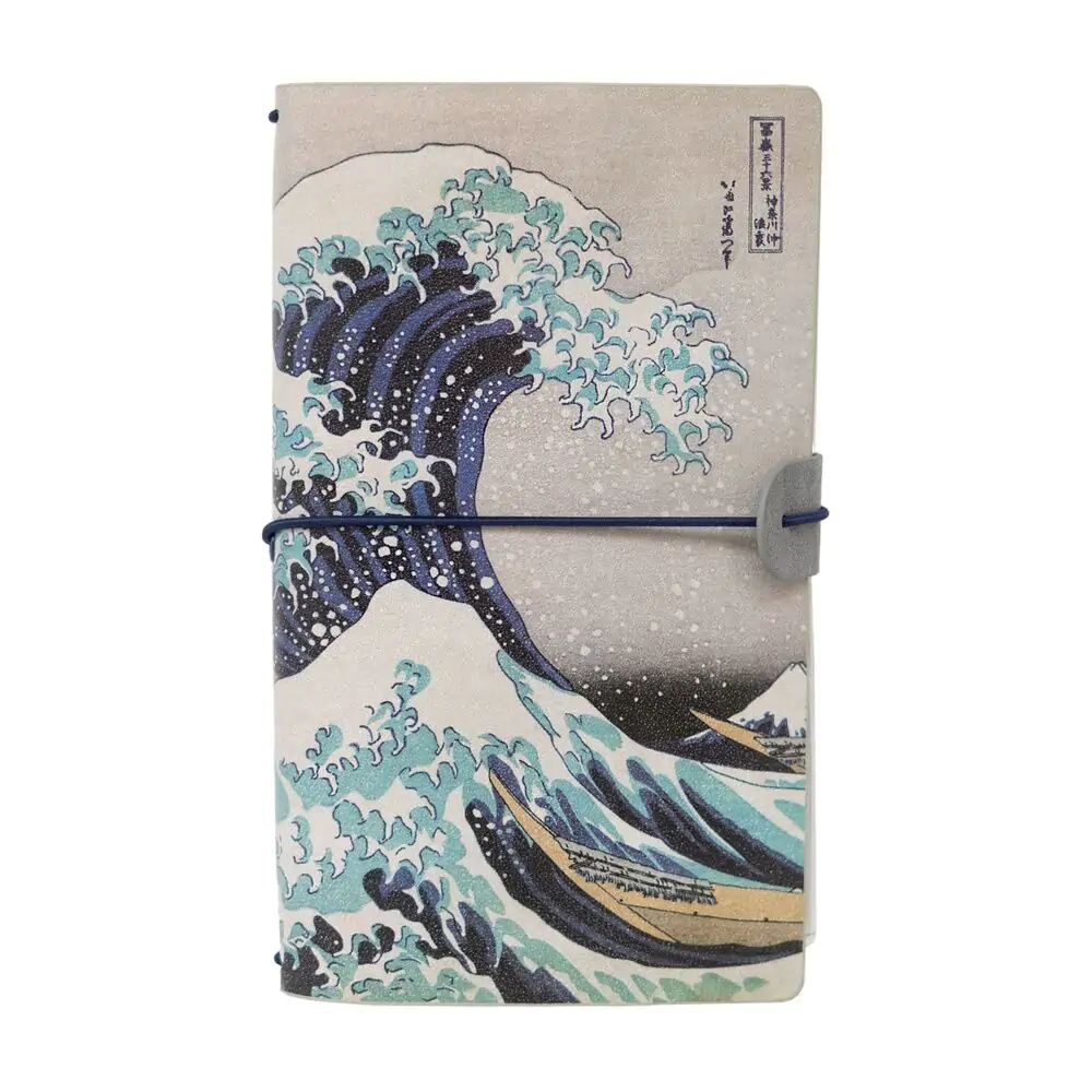 The Great Wave of Kanagawa Hokusai travel notebook termékfotó