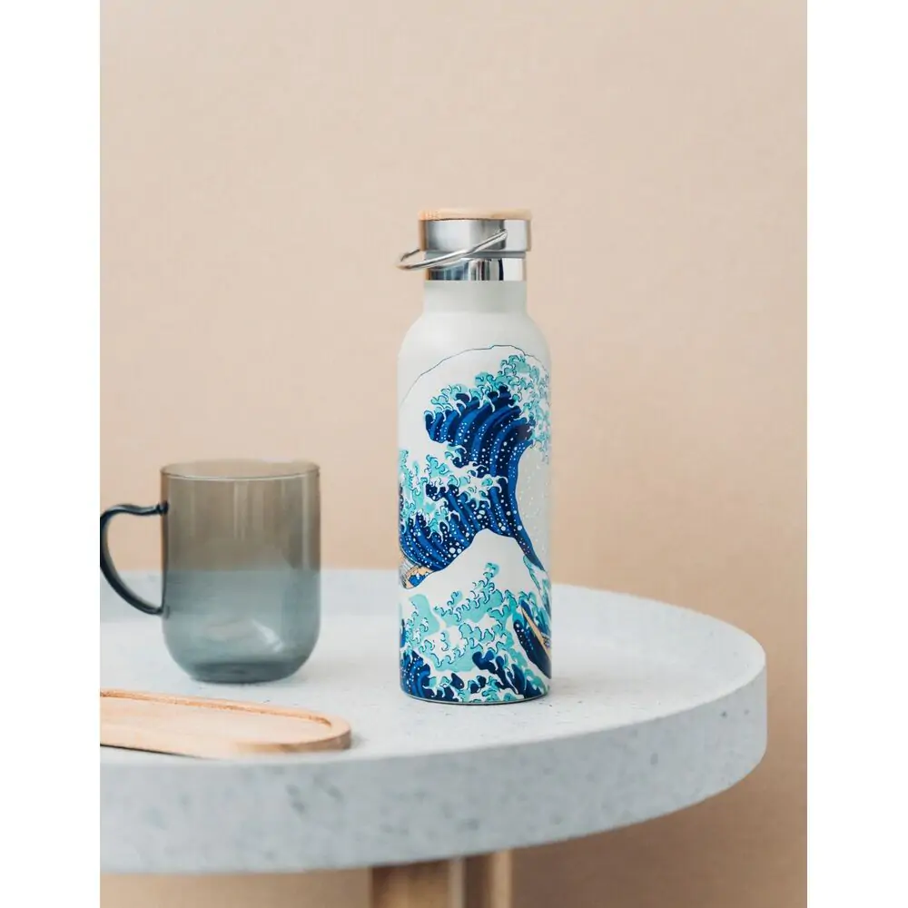 The Great Wave of Kanagawa Hokusai Stainless steel bottle 500ml termékfotó