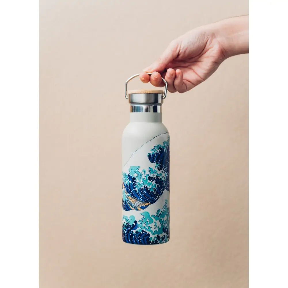 The Great Wave of Kanagawa Hokusai Stainless steel bottle 500ml termékfotó