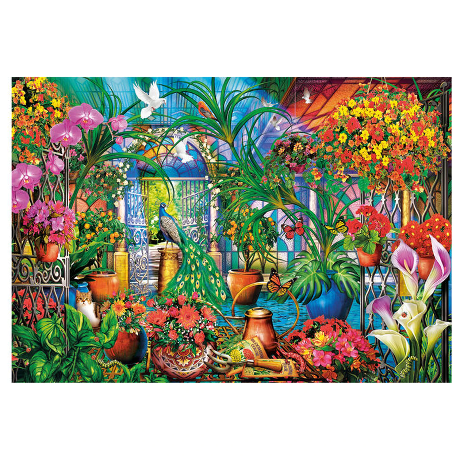 The Greenhouse Caretakers puzzle 500pcs product photo
