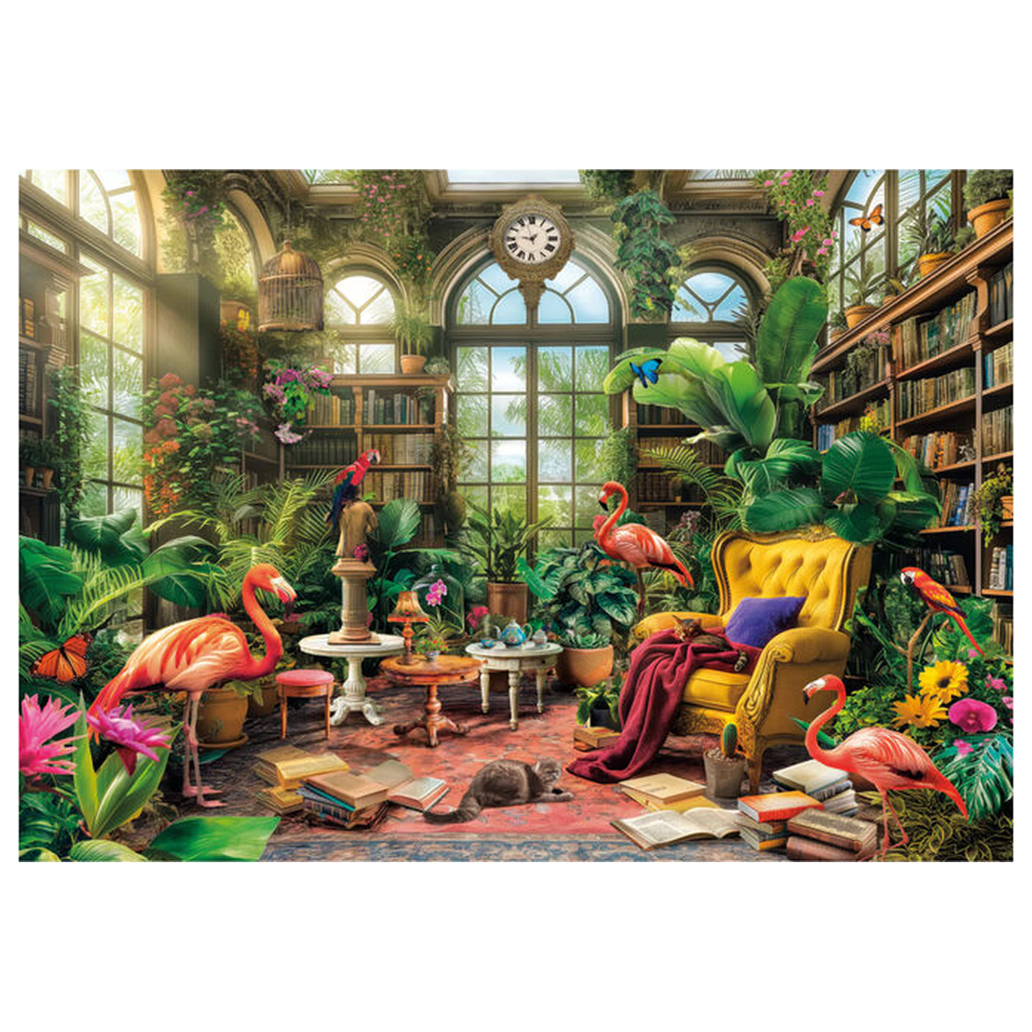 The Greenhouse Library puzzle 1000pcs product photo