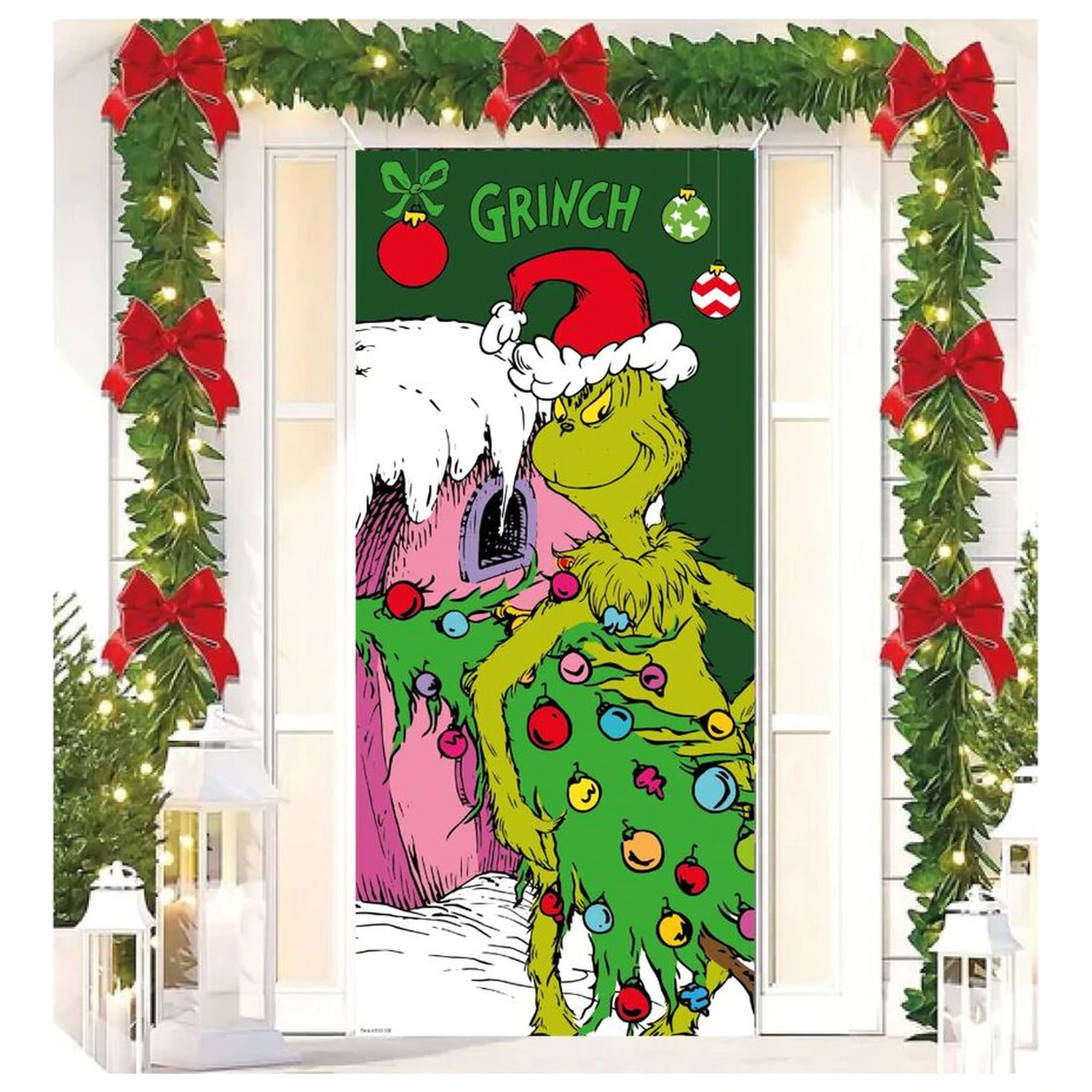 The Grinch door decoration product photo