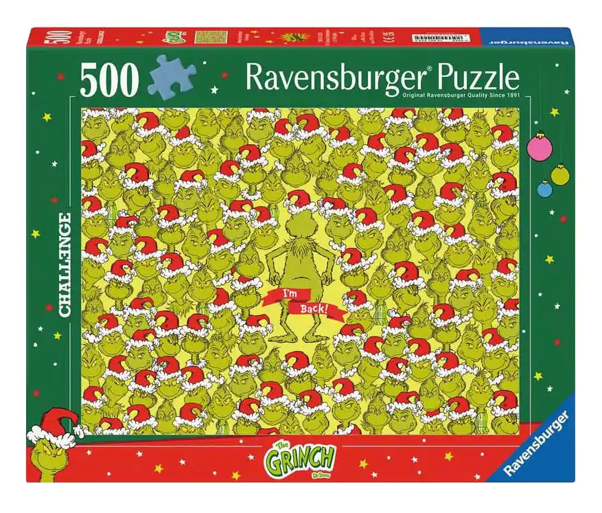 The Grinch Jigsaw Puzzle Challenge Merry Grinchmas (500 pieces) product photo