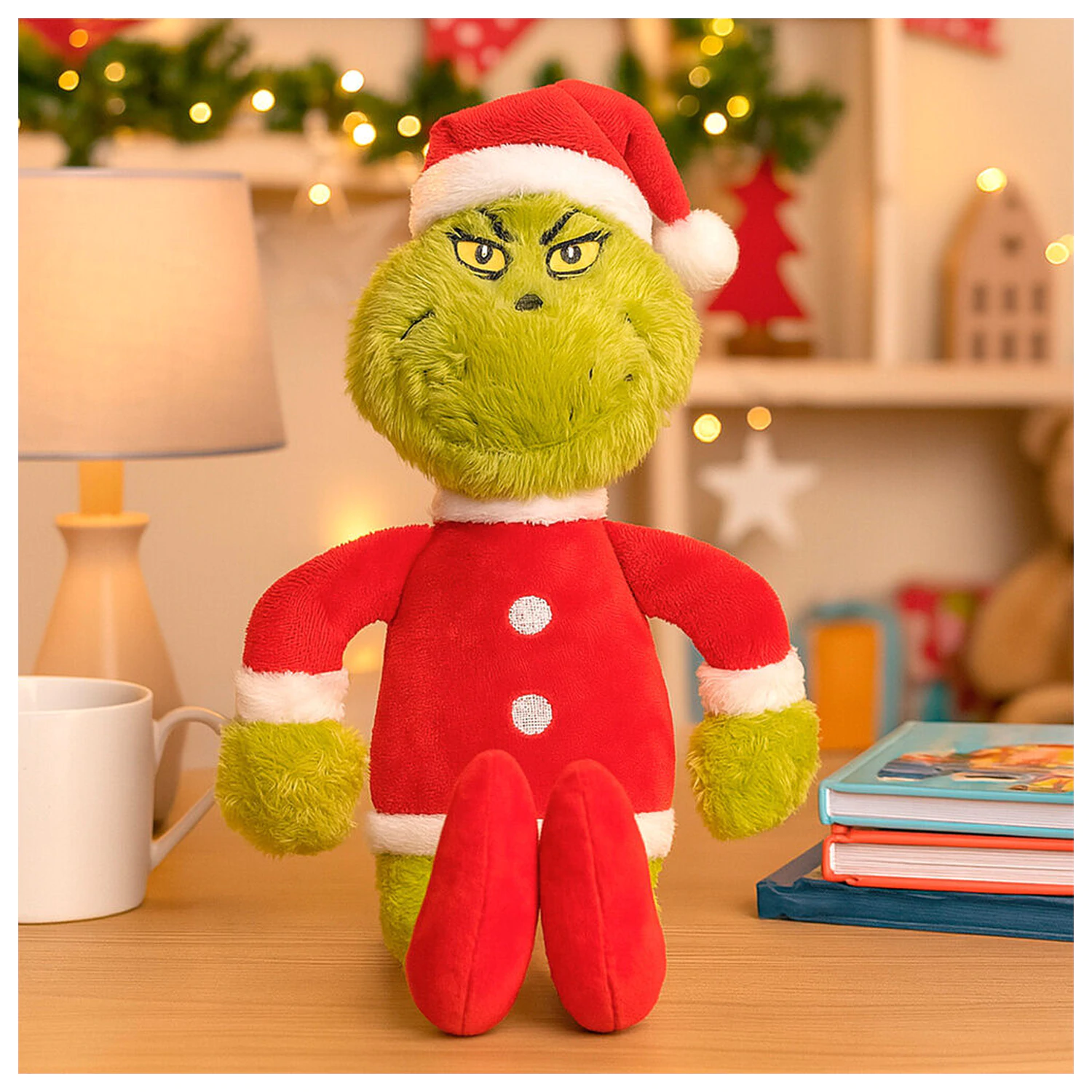 The Grinch Father Christmas plush toy 30cm product photo