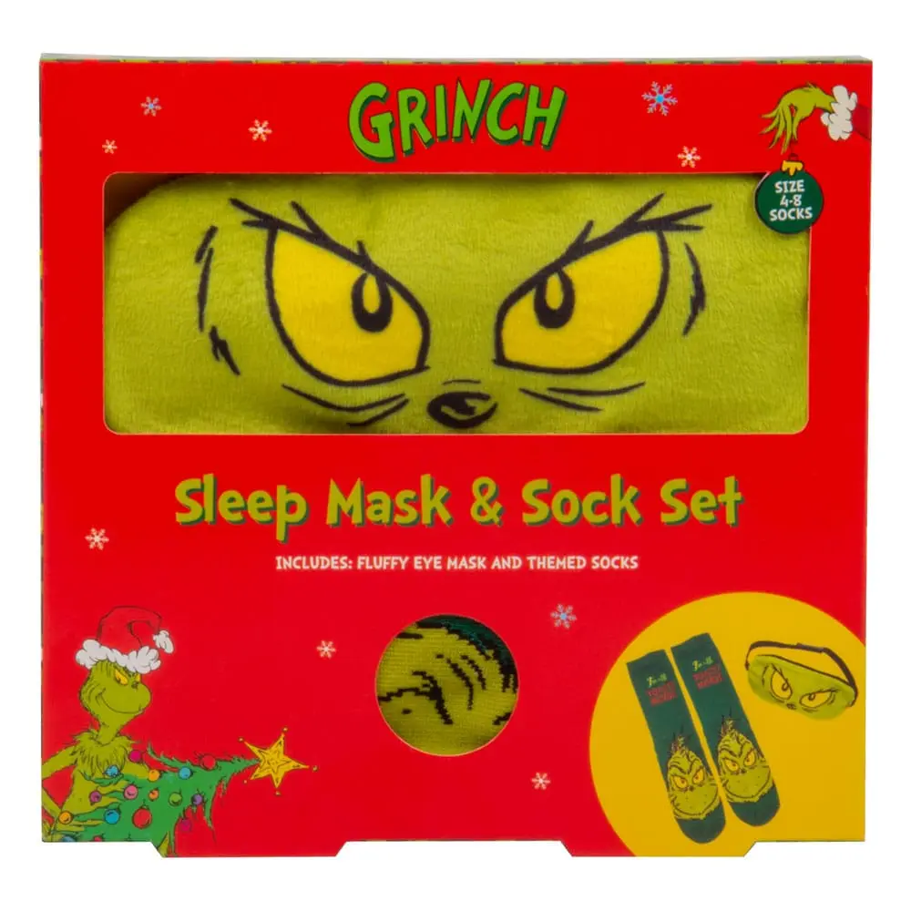 The Grinch Socks & Sleep Mask Set termékfotó